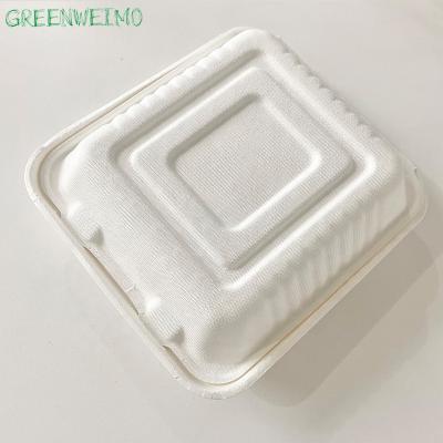 China Eco Friendly Sustainable Bagasse Packaging Take Out Disposable Biodegradable Food Containers for sale