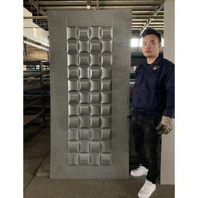 China Galvanized Steel Coil Sheet Door Skin Mdf Hdf Galvanized-sheet-metal-manufacturing-machine en venta