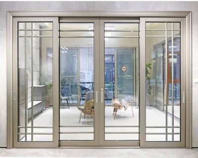 China ABYAT Hot Sale Aluminum Sectional Design Glass Frameless Aluminum Interior Noiseless Sliding Door en venta