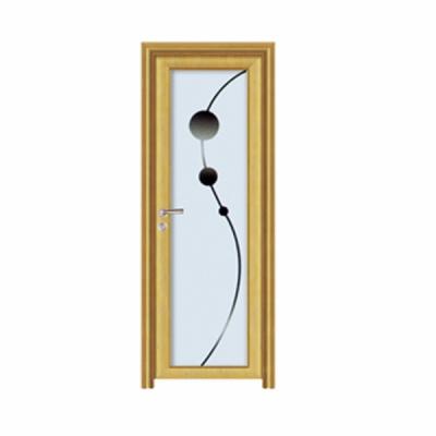 China ABYAT Factory Wholesale Aluminum Swing Door Bathroom Doors With Frosted Glass for sale