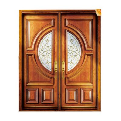 China Yujie supply house entrance door photos internal wooden door for sale