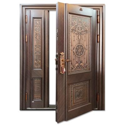 China ABYAT Steel Door Factory One And Half Steel Front Steel Main Door en venta