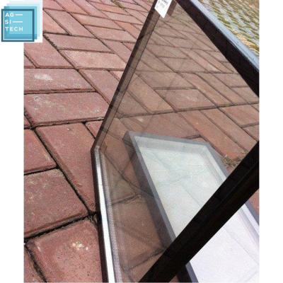 China Agsitech school insulated building clear glass soundproof film bronze tempered glass soundproof glass for sale