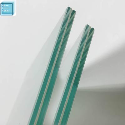 China Agsitech 3D Self Adhesive Glass Flooring Laminated Glass For Structural Glass Flooring Prices for sale