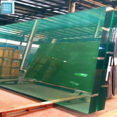 China AGSITECH Wholesale Price High Quality High Strength Glass 8mm Reflective Dark Blue Reflective Glass for sale