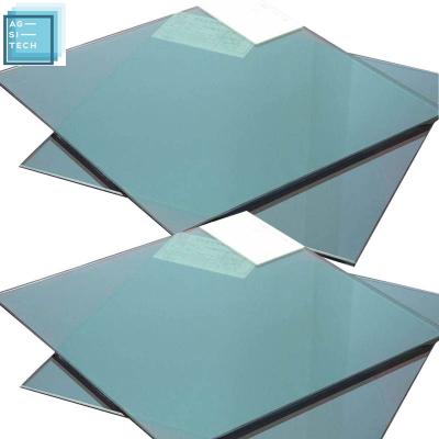 China High Strength Agsitech Glass 8Mm Reflective Dark Blue Reflective Glass Price From Factory Supplier for sale