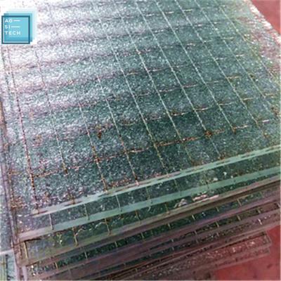 China School AGSITECH Laminated Wire Tempered Glass Cable Glass Patterned Prevent Fire Anti-theft Glass Factory for sale