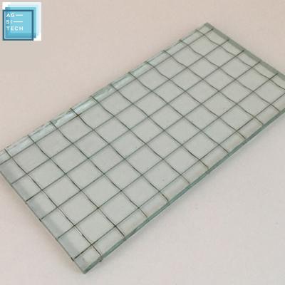 China AGSITECH school fried fireproof glass producer 10mm fireproof glass factory is wire glass safe for sale