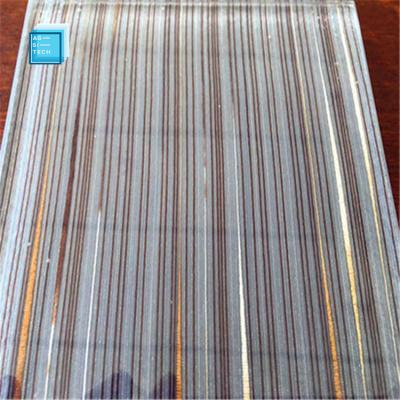 China AGSITECH school wire embossed glass supplier decorative glass supply laminated wire laminated glass for sale