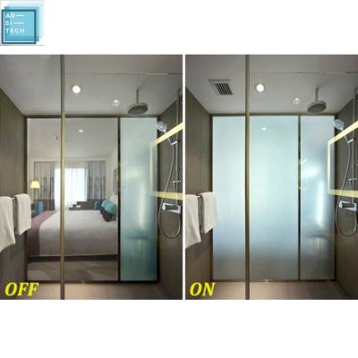 China AGSITECH Modern Dimming Door Smart Glass Switchable Pdlc Glass Smart Film Switchable Privacy Film for sale