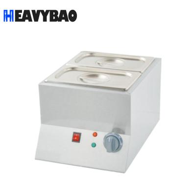 China Hotels Heavybao Electric Chocolate Crucible Mini Chocolate Melting Pot Double Tempering Chocolate Machine for sale