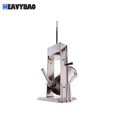 China Professional Making Manual Sausage Filling Machine Heavybao Vendor Sausage Syringe Vacuum Sausage Stuffer for sale