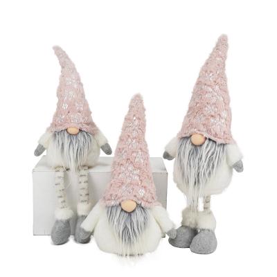 China Christamas decoration price good handmade pink stuffed gnomes handmade pink stuffed gnomes christmas gifts new product pink stuffed gnomes for sale