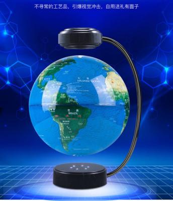 China Factory Hot Selling Globe Magnetic Levitation Decorative Floating Globe World Map Rotating Gift for sale