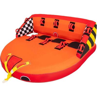 China Outdoor Water Sport 4 Person Towable Tube For Inflatable Boat Boat Water Tube For Watersports Inflatables And Towables for sale