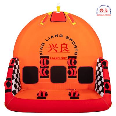 China High 3 Person Wholesale Comfortable Water Sport Brand Of Large Outdoor Inflatable Jet Ski Towable Tube For Water Sports for sale