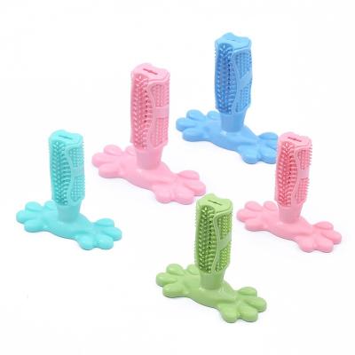 China Viable Plastic Tooth Cleaner Bite Cleaner Dog Grinder Dog Tooth Grinder Dog Toy for sale