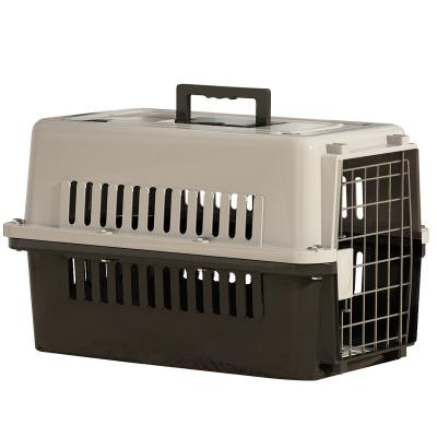 China 2022 Plastic Houses For Pets Pet Carrier Hard-sided Dog Carrier Cat Carrier Suitable For Tiny Dog Breeds For Quick Trips Well Travel for sale