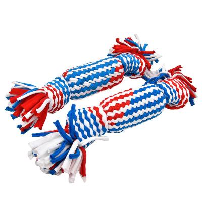 China Durable Pet Toy Rope Toy Interactive Cotton Viable Chew Toys For Small Large Dogs Puppy Cats Bite Game for sale