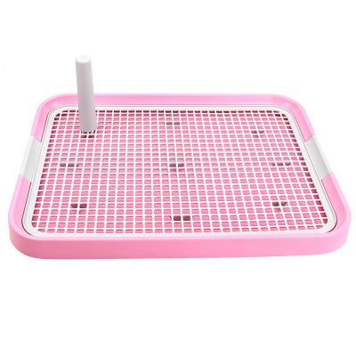 China Sustainable Dog Training Pads Pet Toilet For Puppies Potty Mesh Grate Training Toilet Holder With Tray Puppy Trainer Dog Litter Boxes Indoor for sale