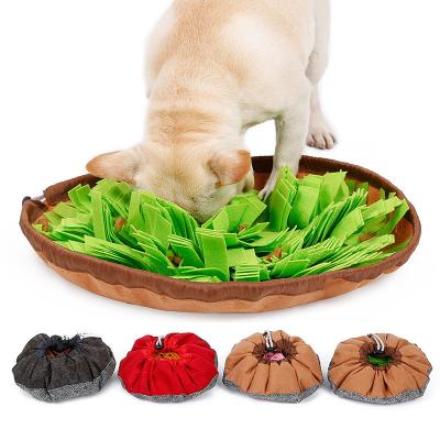 China Slow Feeding Toy Olfactory Training Pet Blanket Effort Release Sniffing Dog Food Viable Mat Activity Blanket Feeding Mat for sale