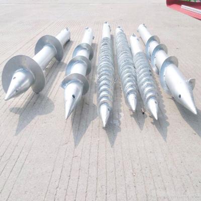 China Ground Screw Hot Dip Galvanized Steel Ground Screw Piles (Factory) for sale