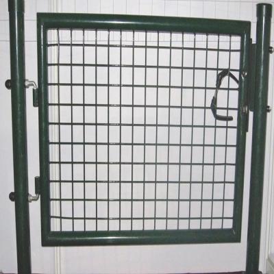 China Easily Assembled Powder Coated Steel Garden Gate for sale