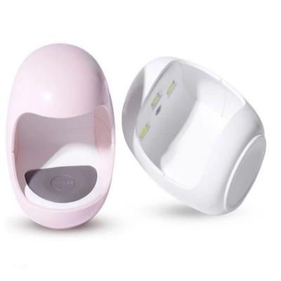 China Portable Mini 6W Nail Dryer Lamp Easy Operation Egg Shape Simple Gel Polish Machine Smart Nail Induction Manicure Light Nail Art Tools for sale