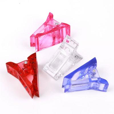 China Convenient Professional Nail Clips Extension Acrylic Forms For Nail Quick Tips Clips Nail Building Gel UV Mold For Manicure for sale