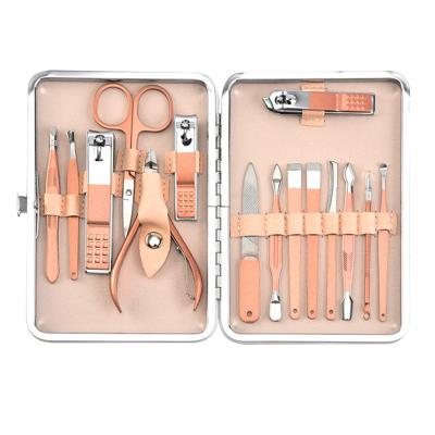 China 100% High 18pcs/set Nail Clippers Manicure Station Pedicure Set Portable Travel Stainless Steel Nail Cutter Kit Fingernail Suit Tool for sale