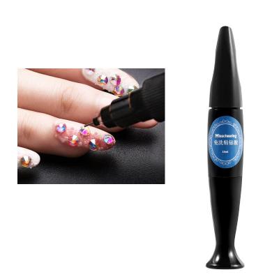 China Diamond Gem Builder Nail Diamond Glue Nail Art Rhinestone Glue Super Sticky UV Nail Art Glue Polish For DIY Stick Diamond Glue Crystal Gems Jewelry Decoration for sale