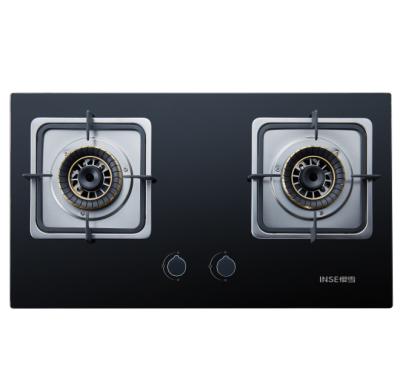 China Built-in hotel gas hob/tempered glass/2burners/Q1812 (B) for sale