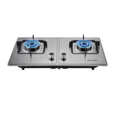 China Built-in Hotel Stainless Steel Gas Hob 2burners/Q1812(G) for sale