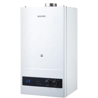 China VERTICAL gas boiler combi with water heating system and shower 14KW - 40KW for sale