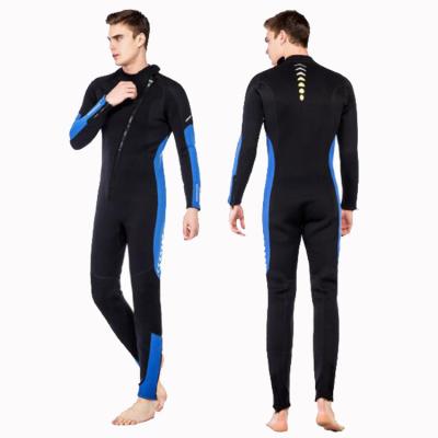 China Eco-Friendly Men And Women Professional Surfing Neoprene Scuba Wetsuit Black Chest Zip Long Sleeve Quick Dry Couples Diving Suits for sale