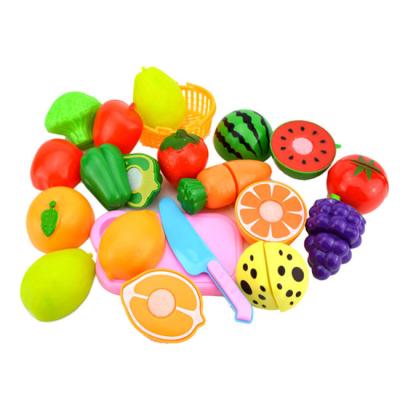 China Wholesale Custom Home Non-Toxic Eco-Friendly Safety Kid Mini Pretend Play Kitchen Fruit Toys Early Learning Educational Food Toys Cooking Set For Girls for sale