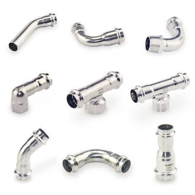 China Connect Pipes Stainless Steel Pipe Fitting China Supplier Names And Parts Tee ELBOW Coupling Union for sale