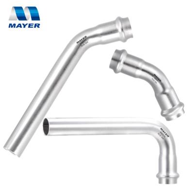 China Available 2 Inch Liquid Bend Stock Stainless Steel Pipe Fitting Stainless Steel Pipe Fittings for sale