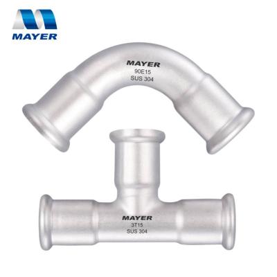 China Factory Price Fluid Compression Tees And Elbows For Plumbing for sale