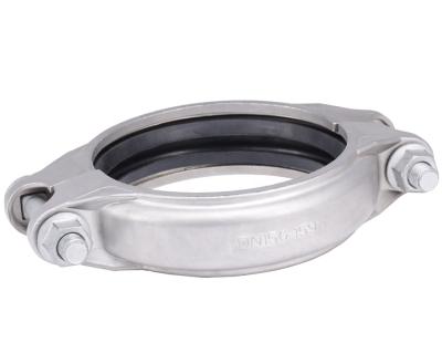 China Connect Splined Coupling Pipes Stainless Steel Pipe Clamp for sale