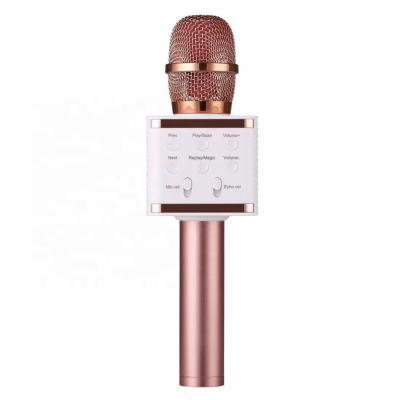 China Handheld Karaoke MIC USB Mini Home KTV Microphone V7 Handheld Wireless Karaoke Microphone For Music Speaker Professional Player Singer MIC Recorder for sale