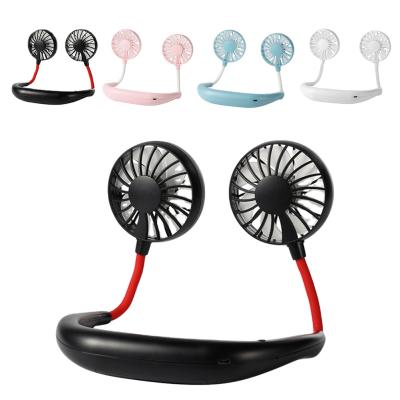 China Mini cuello portatil hotel ventilador usb recargable sports kipas portable neck fans for sale