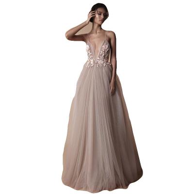 China Anti-wrinkle European and American women's wedding brides banquet bride bridesmaid dress wedding dress new for sale