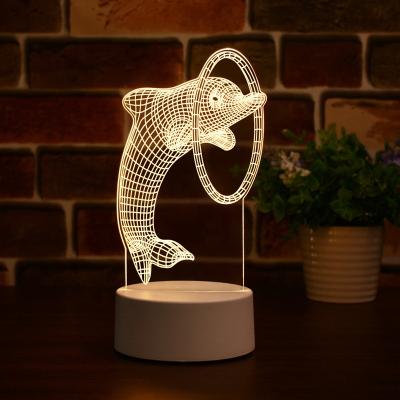 China 3D Color Change Small Night Light Variable Night Light 3D Led Small Night Light for sale