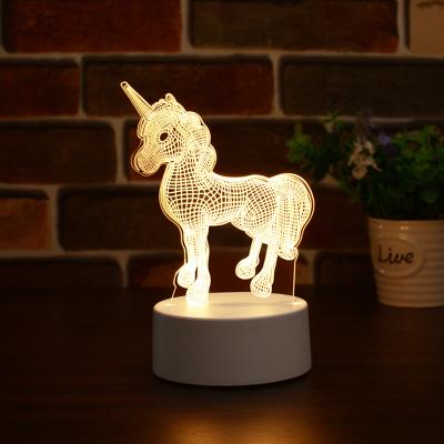 China 3D Color Changing Home Decor Small Night Light 3D Small Changing Night Light 2021 Hot Style for sale