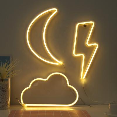 China Indoor Decoration LED Neon Light Lightning Shape Light Letter Explosive Light for sale