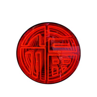 China Millennium Buildings Custom LED Advertising Board Luminescent Acrylic Network Red Abyss Mirror Letter Logo Atmosphere for sale