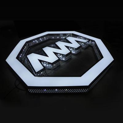 China Indoor Front Lit 3d Word Thermoforming Decoration Indoor Glowing Vacuum Letter Neon Sign Or Advertising For Led Flashing Light for sale