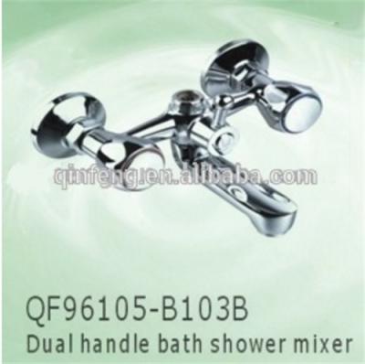 China Brass thermostatic faucets double handle bidet mixer, bathtubs tapware, musluk, faucet made in china for sale