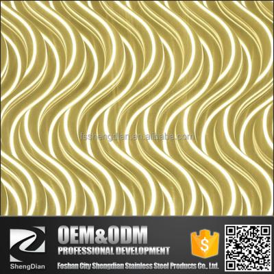 China Construction China Supply 304 Laser Color Reflection Stainless Steel For Hotel KTV / Construction Building Materials for sale